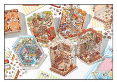 Food Set DIY 3D Sticker Collection — Cute Miniature Food Scenes