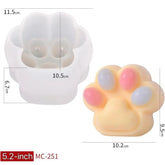 5.2-Inch Cat Paw Mold Cat Paw Mold Making Squishy