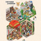Fantasy Gift Shop DIY 3D Scene Stickers — 4 Cute Miniature Fantasy Shops