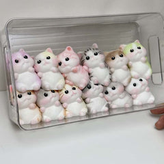 Mini Big Head Cute Cat Taba Squishy(Limited to 50 pieces, random color)