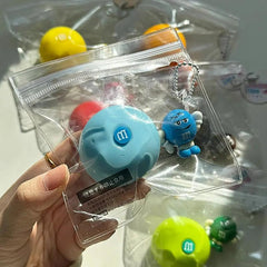 Blue M Beans Squishy