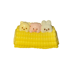 Corn and Animals Taba Squishy
