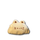 Pan de croissant blando con forma de gatito