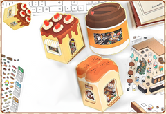 Fun Dessert House DIY 3D Scene Stickers — 3 Cute Miniature Dessert Themes