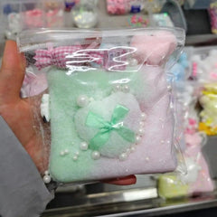 Pink And Green Love Pillow Cake Squishy