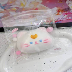White Sailor Moon Luna Cat Squishy