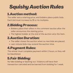 【Live】Discount Squishy Auction