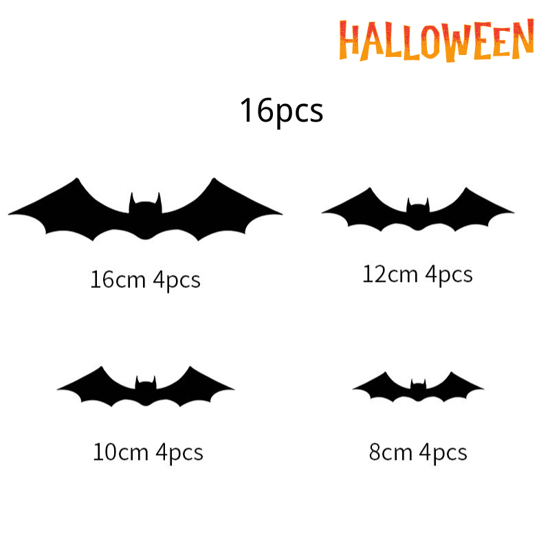 (Halloween) Decorations Bat Stickers