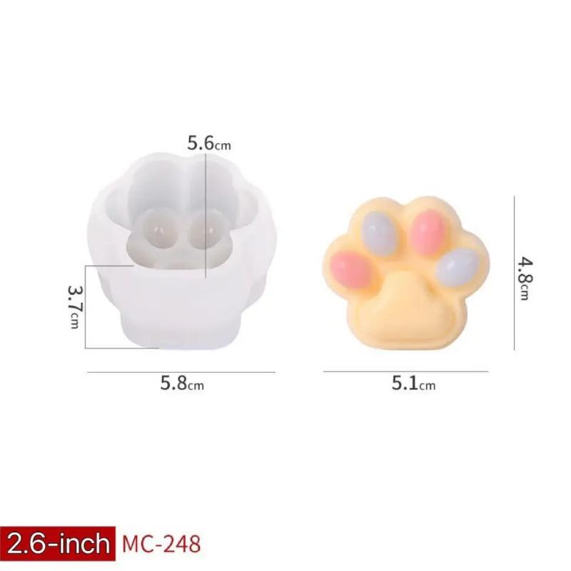 2.6-Inch Cat Paw Mold Cat Paw Mold Making Squishy