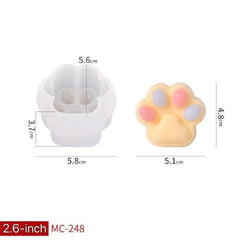 2.6-Inch Cat Paw Mold Cat Paw Mold Making Squishy