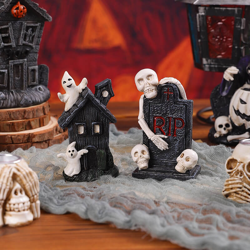 (Halloween Decorations) Ghosts Vampire Skull Ornaments