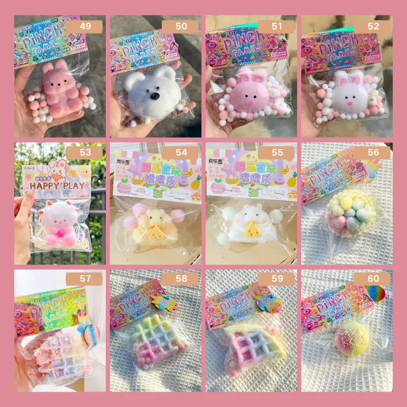 [Oferta de verano] Ofertas especiales de Mochi Squishy (Llaveros de cortesía)