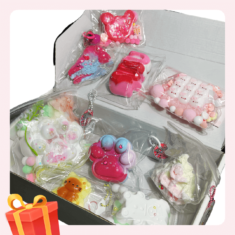  9A Squishy Toy Discount Gift Box 9 Pieces - Style A