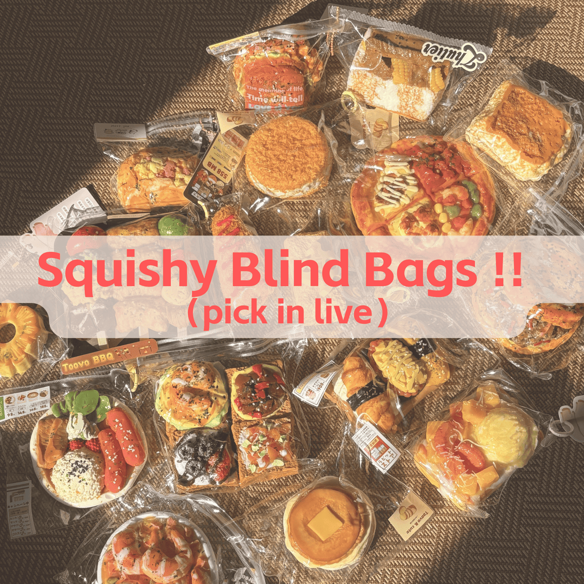 Taba Squishy Toys Blind Bags