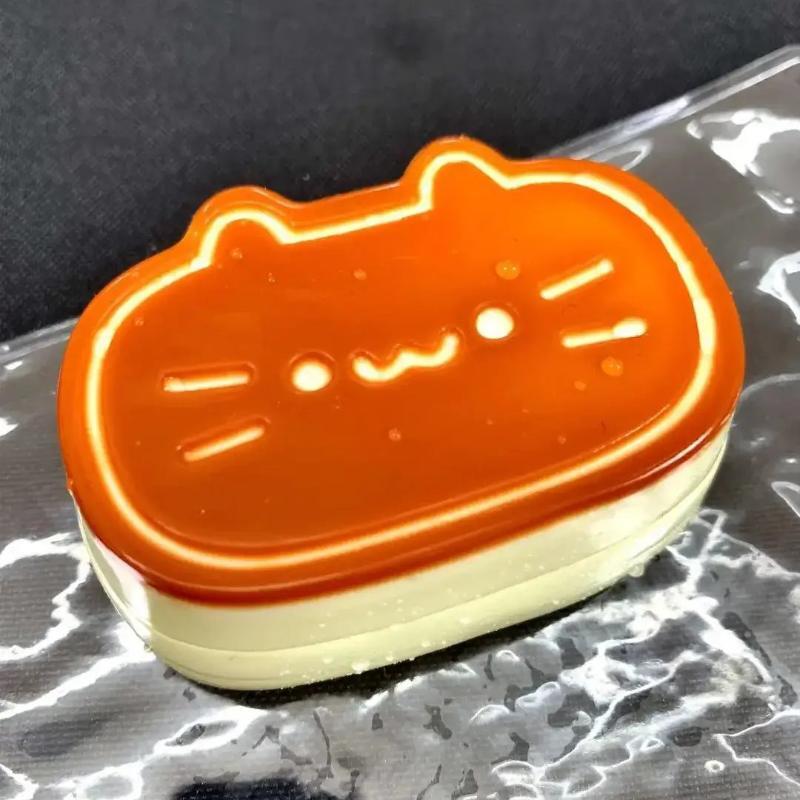 Caramel Cheese Cat Squishy