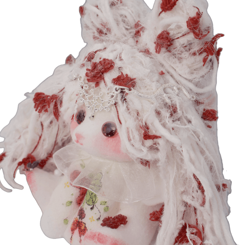 Floral Majesty Bunny Squishy doll