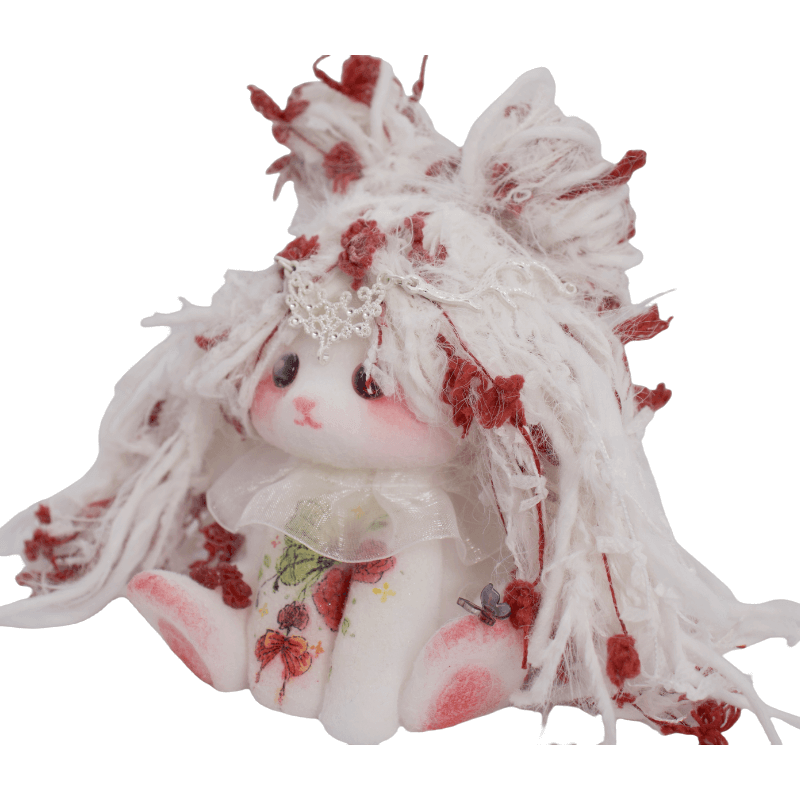 Floral Majesty Bunny Squishy doll