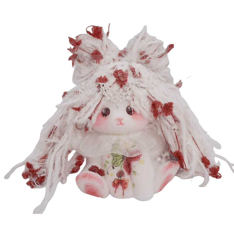 Floral Majesty Bunny Squishy doll