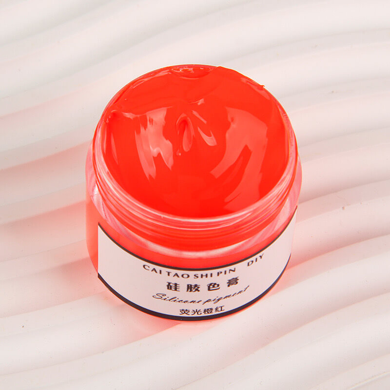 Fluorescent Orange-Red 0.066 LBS/To Make Squishy Color Paste