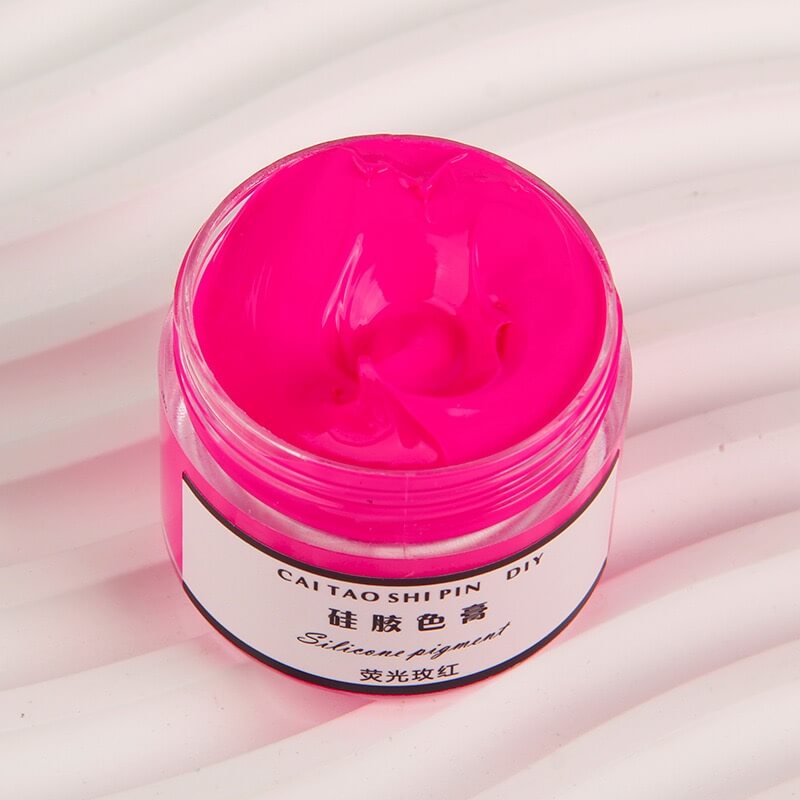 Fluorescent Rose Red  0.066 LBS/To Make Squishy Color Paste
