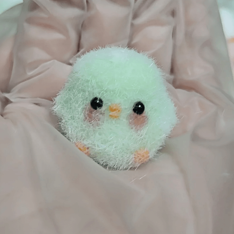 Green Cute Mini Chicken Squishy