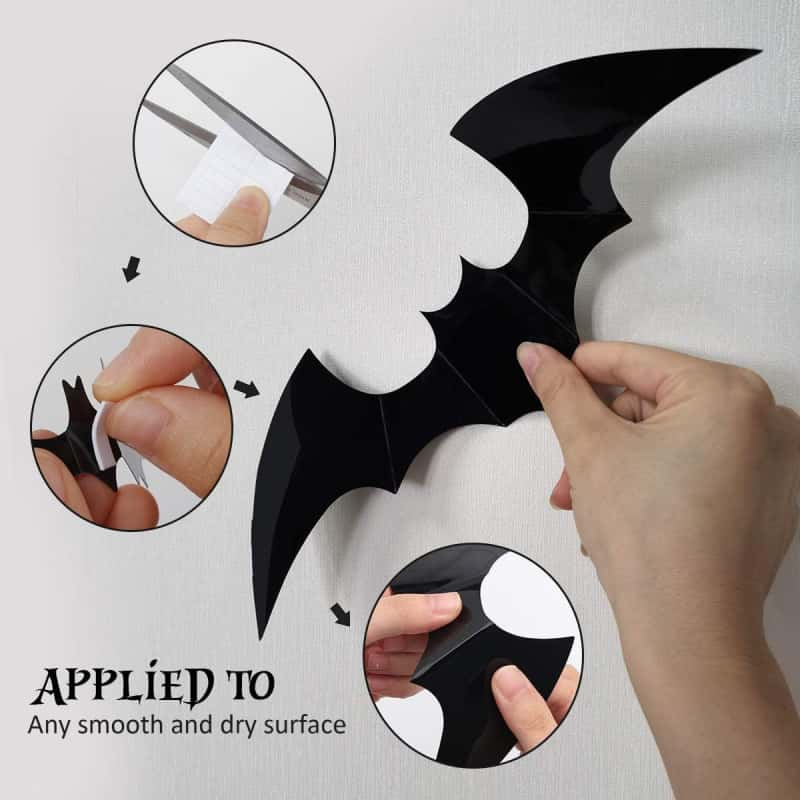 (Halloween) Decorations Bat Stickers