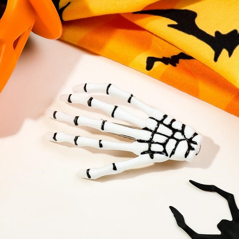 (Halloween) Skeleton Hands Bone Hair Clips（Four in one）