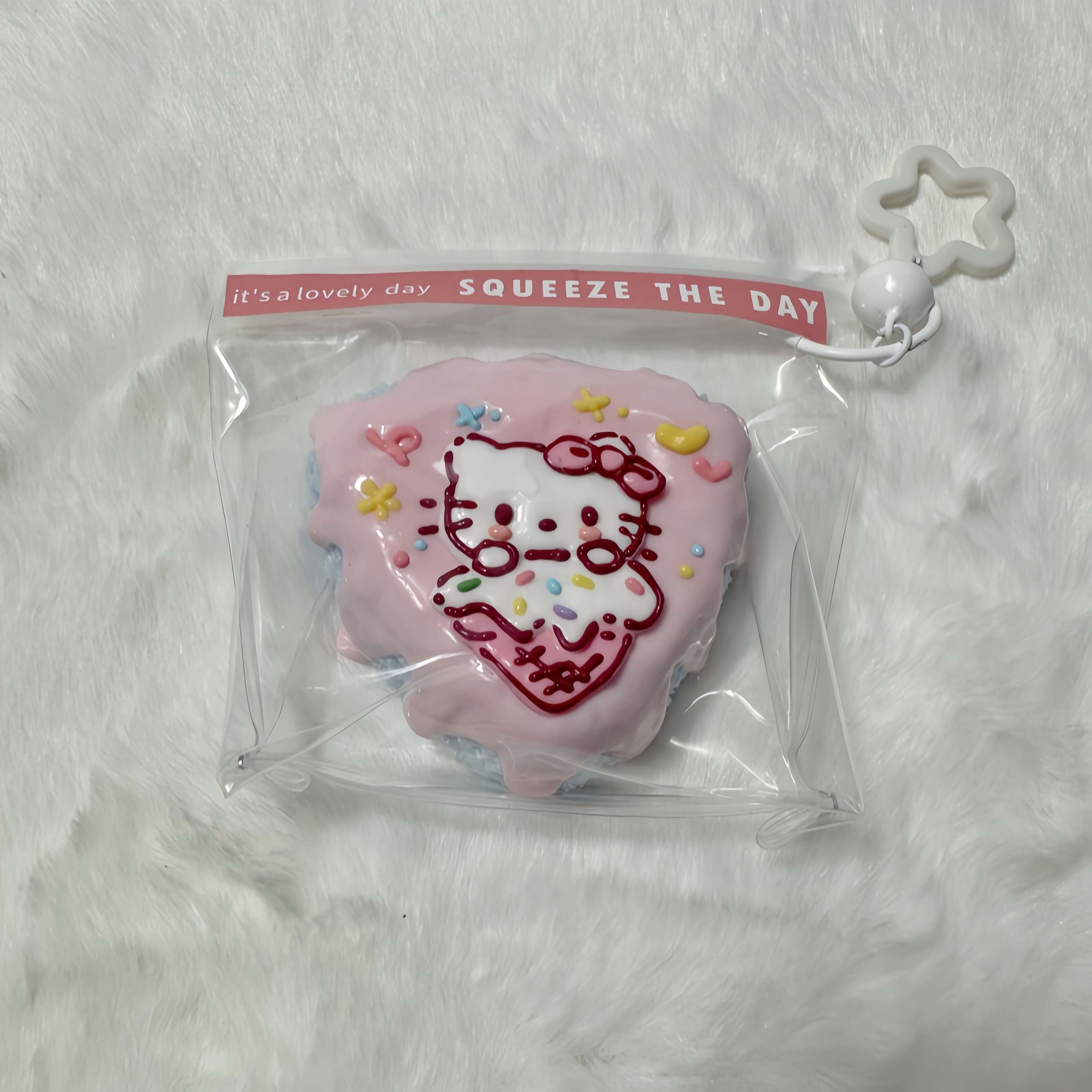 Hand-painted Kitty Triangle Rice Balls Squishy