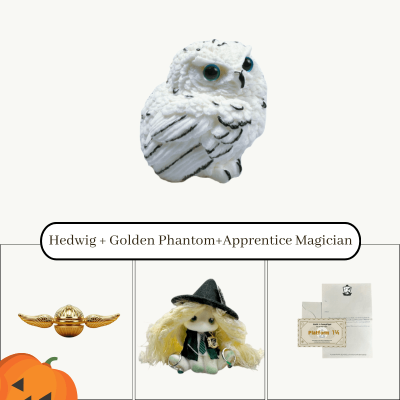 Glow-in-the-Dark Hedwig Magic Apprentice Squishy Gift Box