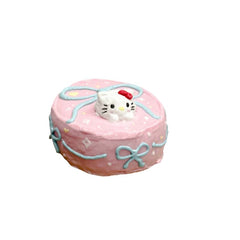 Pink Round Kitty Cake Squishy