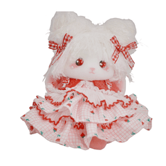 Little Princess in a Red Dress Bunny Squishy doll