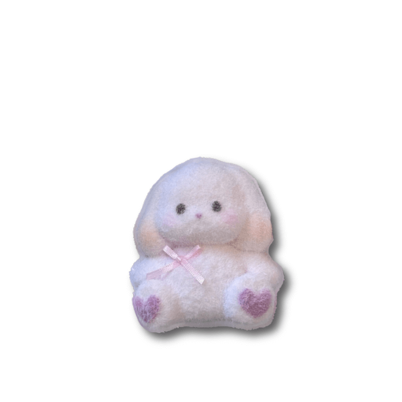 Love Paw Print Bunny Squishy