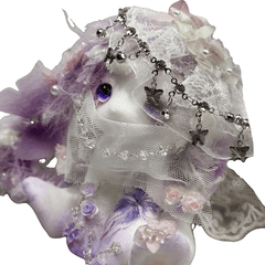 Veil of Mystery Bunny Squishy doll