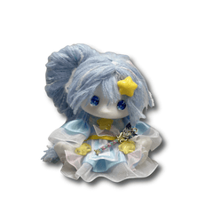 Blue Princess Hanbok Bunny Squishy doll