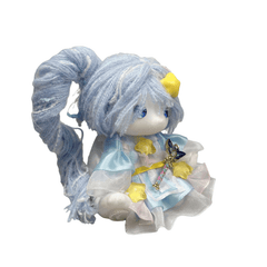 Blue Princess Hanbok Bunny Squishy doll