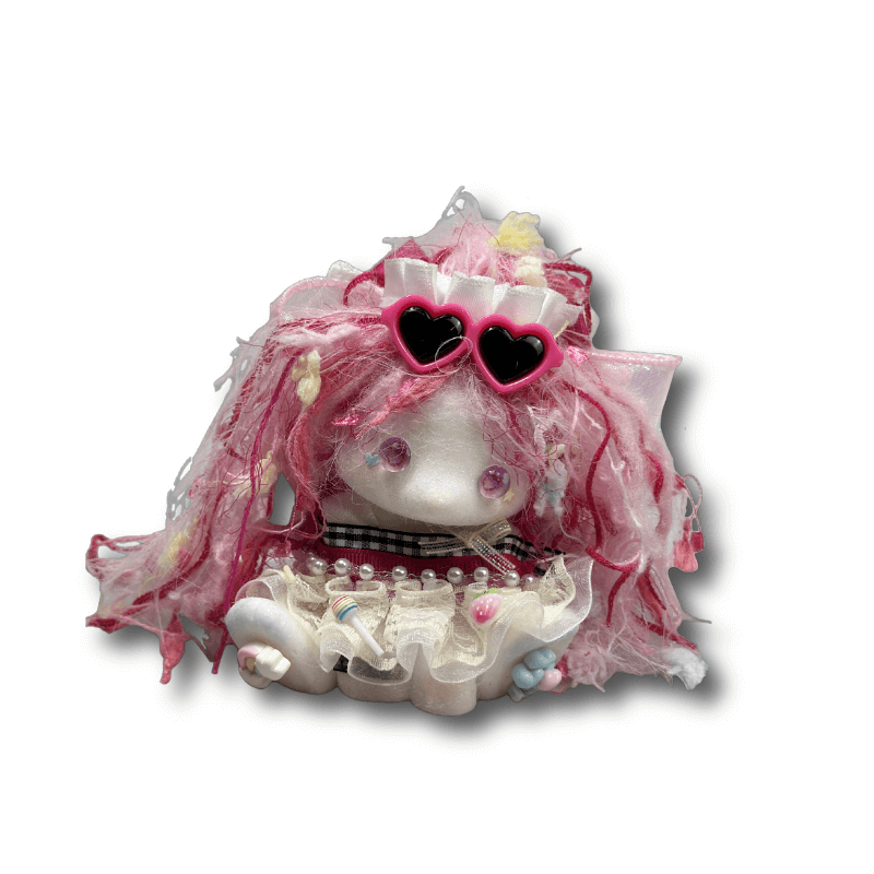 Pink Love Sunglasses For Girls Bunny Squishy doll