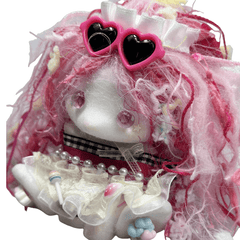 Pink Love Sunglasses For Girls Bunny Squishy doll