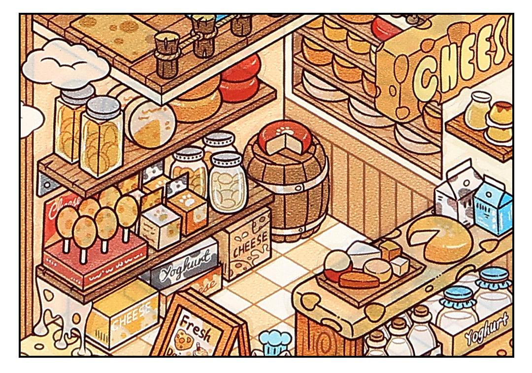 Food Set DIY 3D Sticker Collection — Cute Miniature Food Scenes
