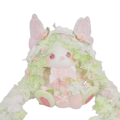 Pink Flower Bunny Squishy doll