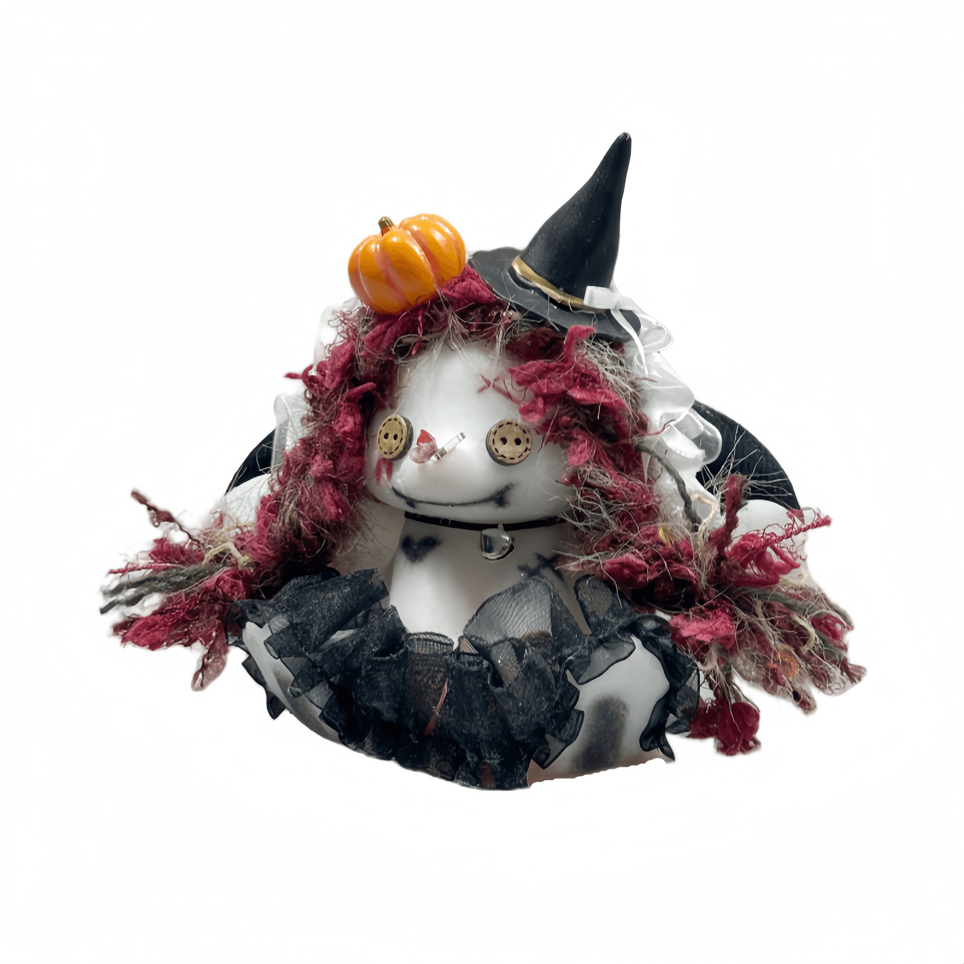 Pumpkin Witch Bunny Squishy Doll