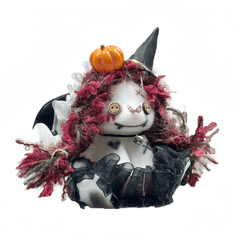 Pumpkin Witch Bunny Squishy Doll