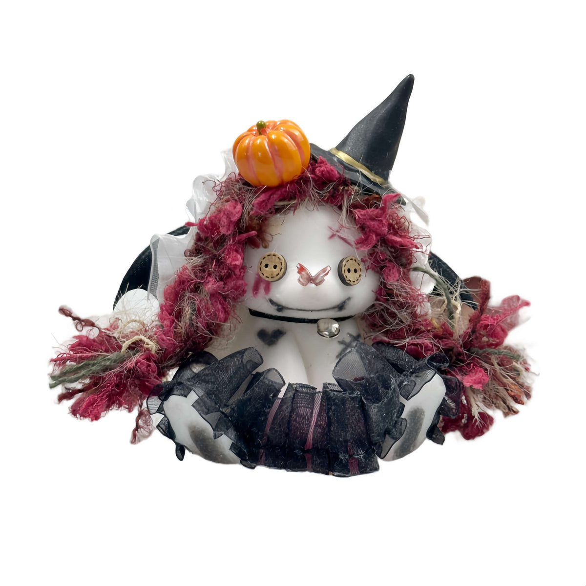 Pumpkin Witch Bunny Squishy Doll