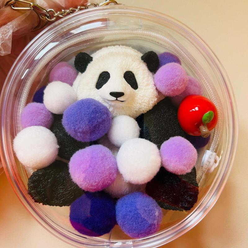 Purple Ball Panda Squishy
