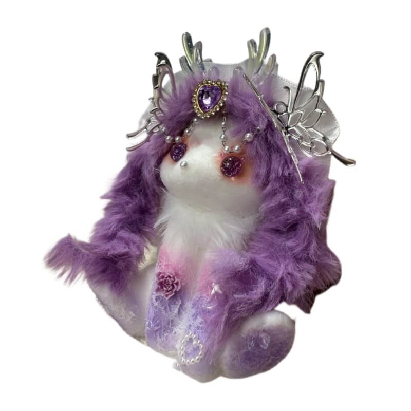 Purple Genevieve Princess Bunny Squishy doll