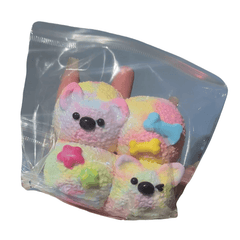 Rainbow Puppy Cake Squishy