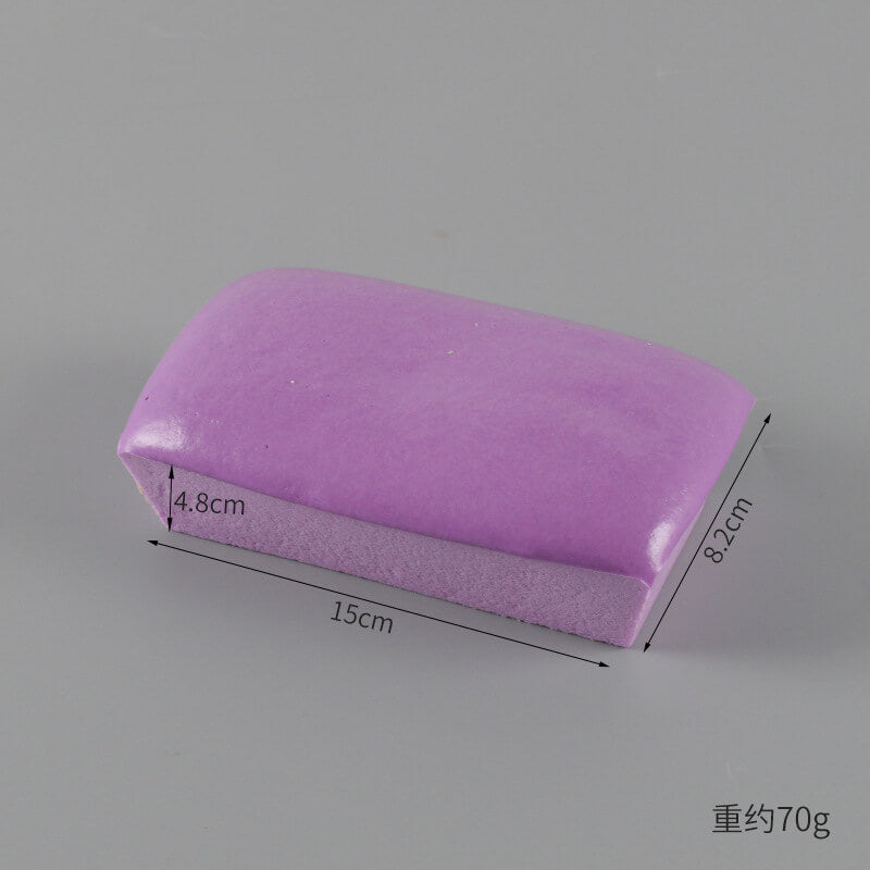 Rectangular Purple  Colorful Cake Slow Rising Squishies
