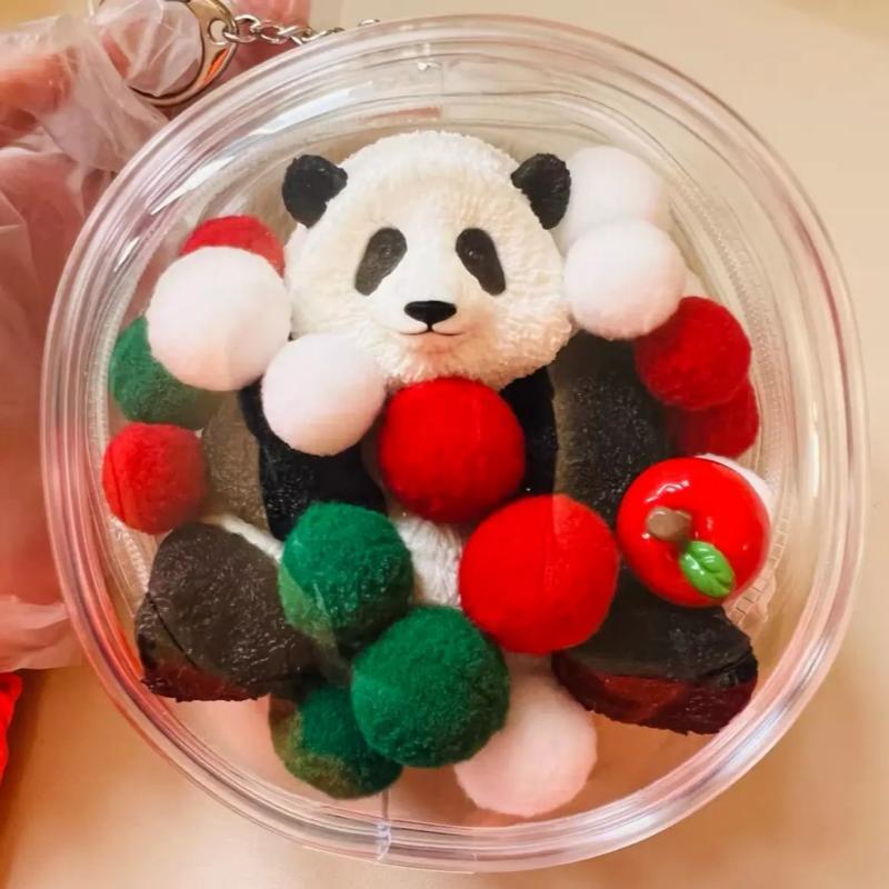 Red Ball Panda Squishy