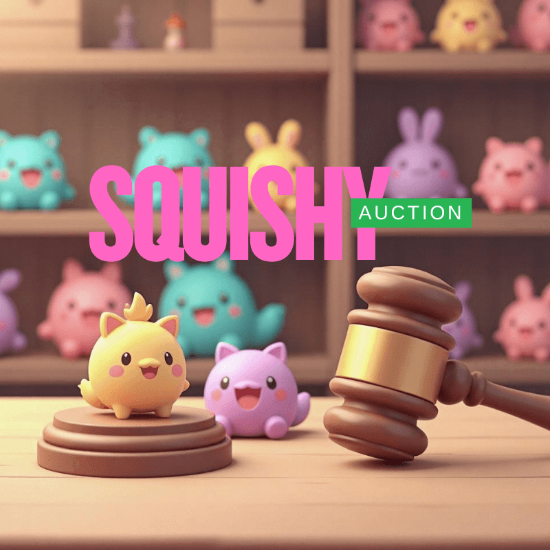 【Live】Discount Squishy Auction