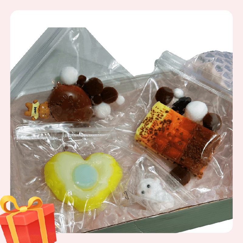 Squishy Toy Discount Gift Box 4 Pieces - Style C
