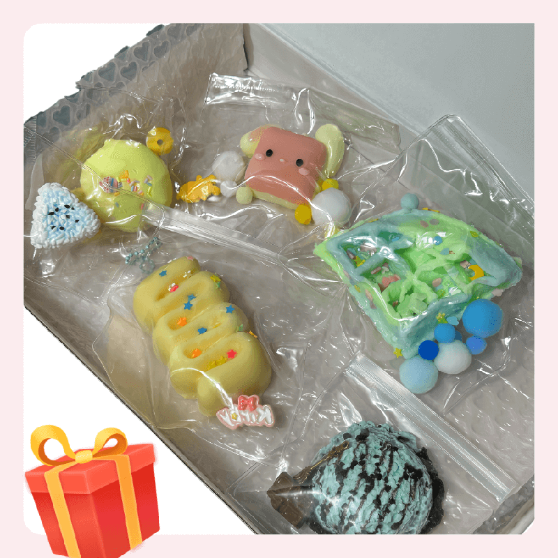 Squishy Toy Discount Gift Box 6 Pieces - Style A